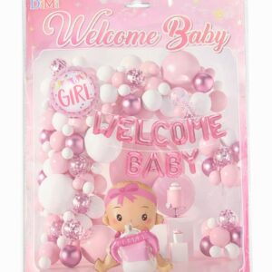 Welcome Baby Girl Decoration Kit